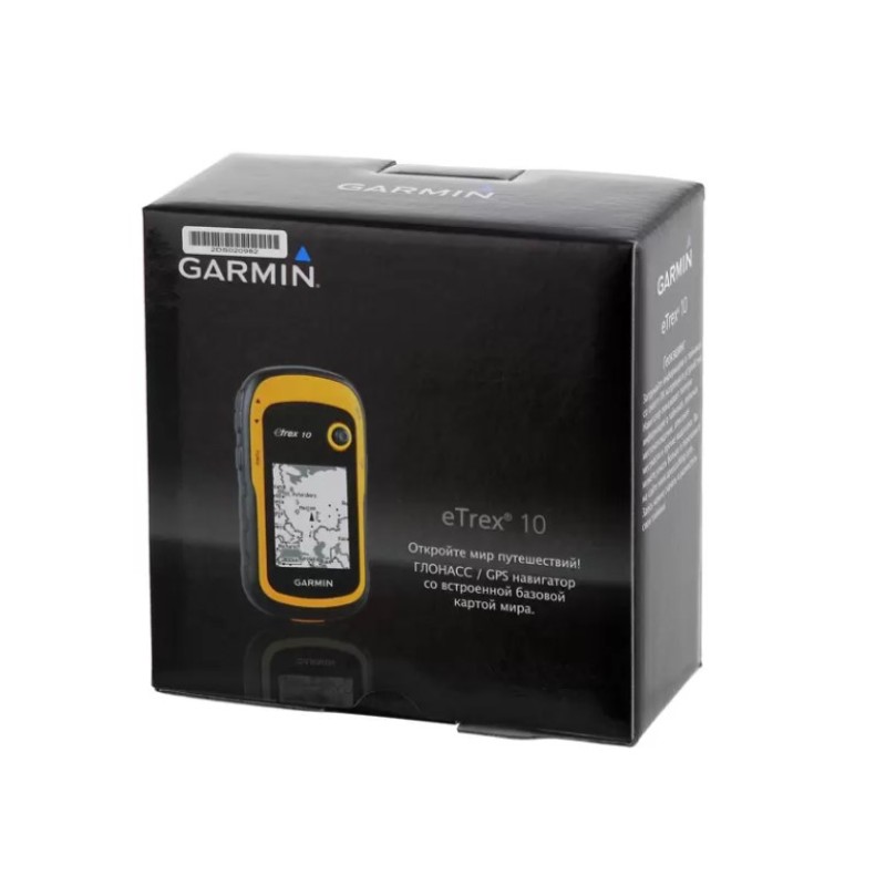 Туристический навигатор Garmin eTrex 10, 010-00970-01, черный/желтый