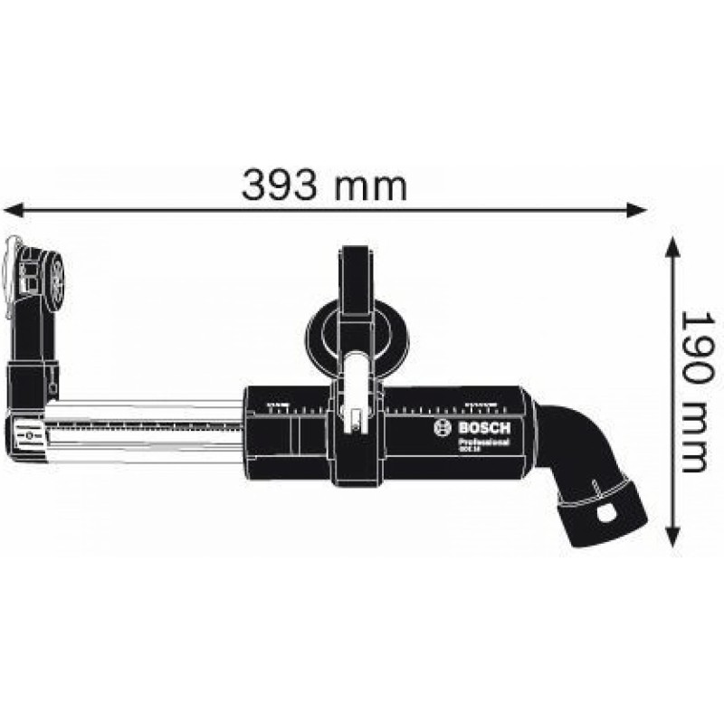 Пылеудалитель Bosch GDE 16 plus для перфораторов  и отбойных молотков SDS-plus