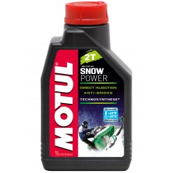 Масло моторное полусинтетическое для 2Т снегоходов Motul Snowpower, 1л