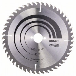 Диск пильный по дереву Bosch Optiline Wood 2608640629, 230х2,8х30 мм