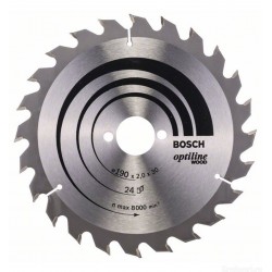 Диск пильный по дереву Bosch Optiline 2608641185, 190x1,2/2x30 мм