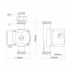 Насос циркуляционный AQUARIO AC 204-130A 5204