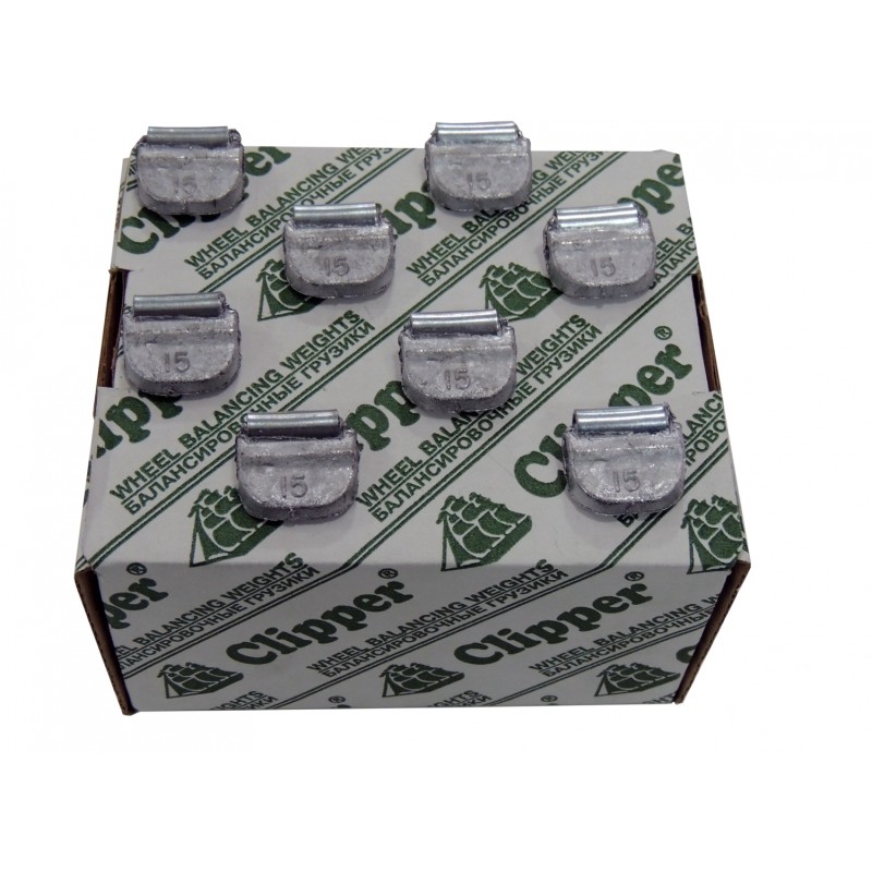 Грузики балансировочные для стальных дисков Clipper 15 г (100 шт.)