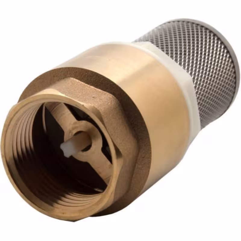 Обратный клапан Quattro Elementi 771-800 c несъемной сеткой ,1'