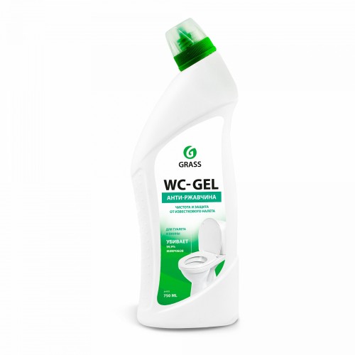 Средство для чистки сантехники Grass WC-Gel, 750 мл