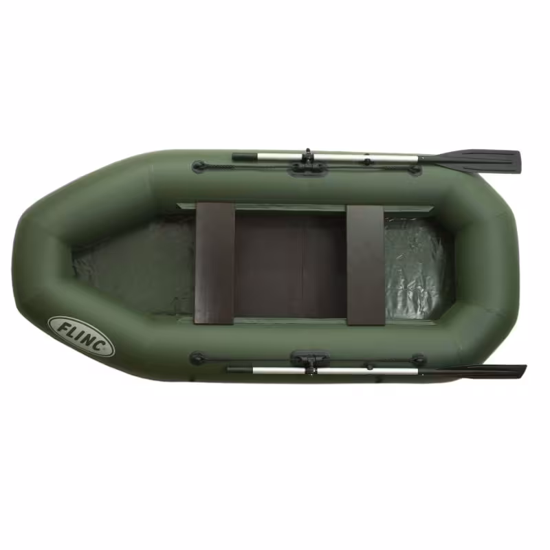 Надувная лодка ПВХ Flinc F280L, пайол фанерный, в ассортименте