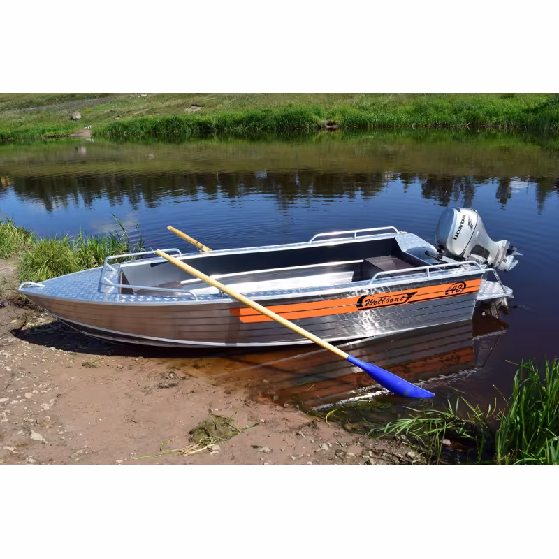 Лодка алюминиевая Wellboat 42