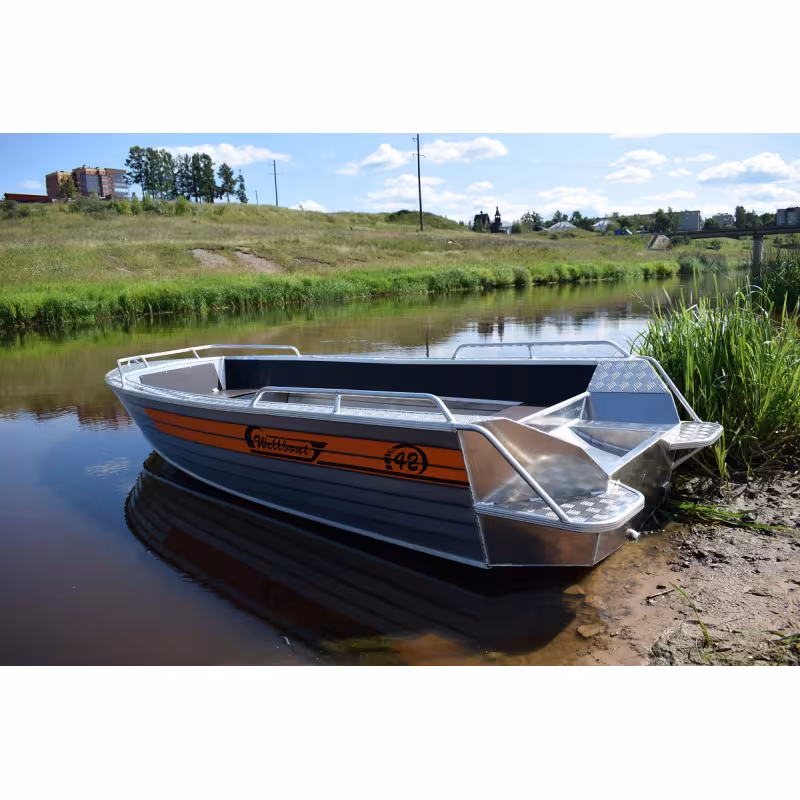 Лодка алюминиевая Wellboat 42
