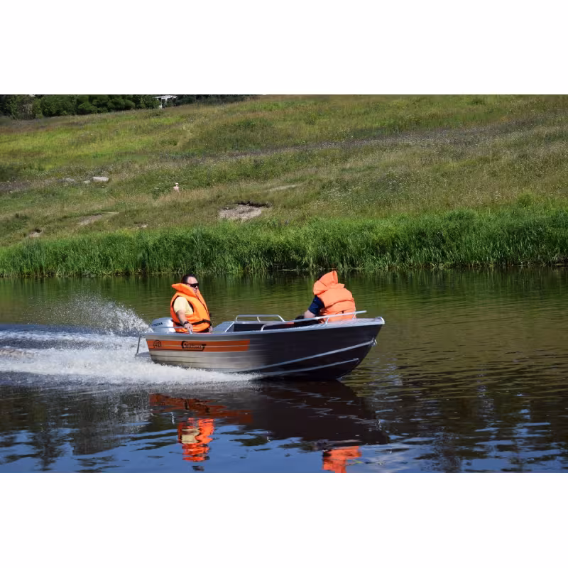 Лодка алюминиевая Wellboat 42