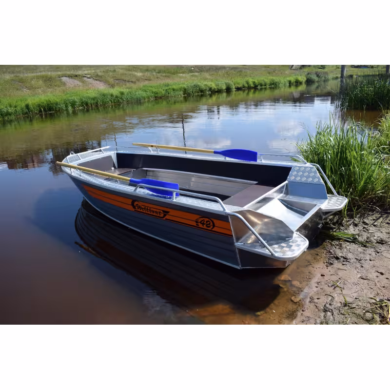 Лодка алюминиевая Wellboat 42