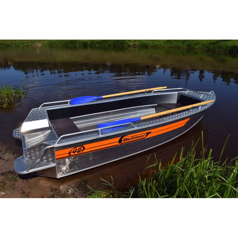 Лодка алюминиевая Wellboat 42