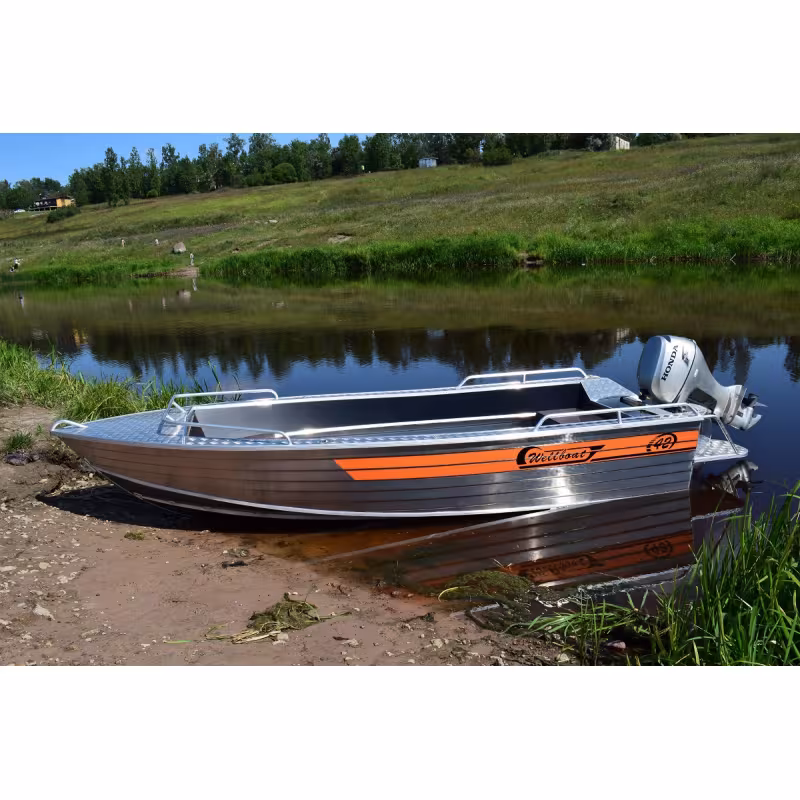 Лодка алюминиевая Wellboat 42