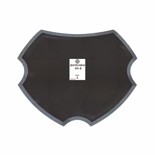 Пластырь диагональный кордовый Rossvik DS-6, 6 слоев, 235 мм, 1 штука