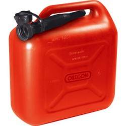 Канистра пластиковая для топлива Oregon 042-973, красный, 10 л 