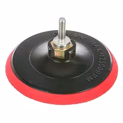 Диск опорный шлифовальный с липучкой для УШМ и дрели FIT 39623, 125 мм, М14