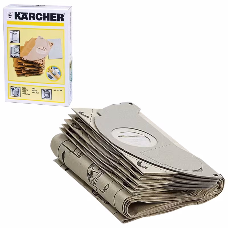 Мешки для пылесосов Karcher 6.904-143.0, 5 шт.