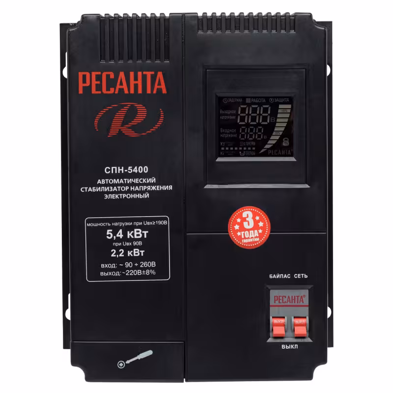 Стабилизатор напряжения Ресанта СПН-5400