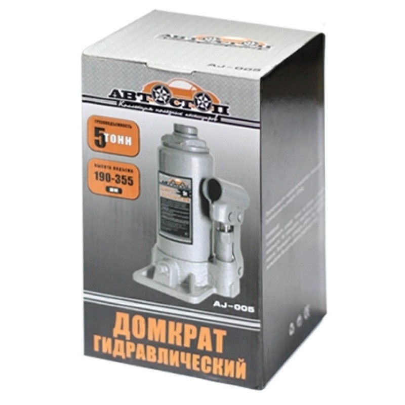 Домкрат бутылочный гидравлический Автостоп AJ-005, 5 т