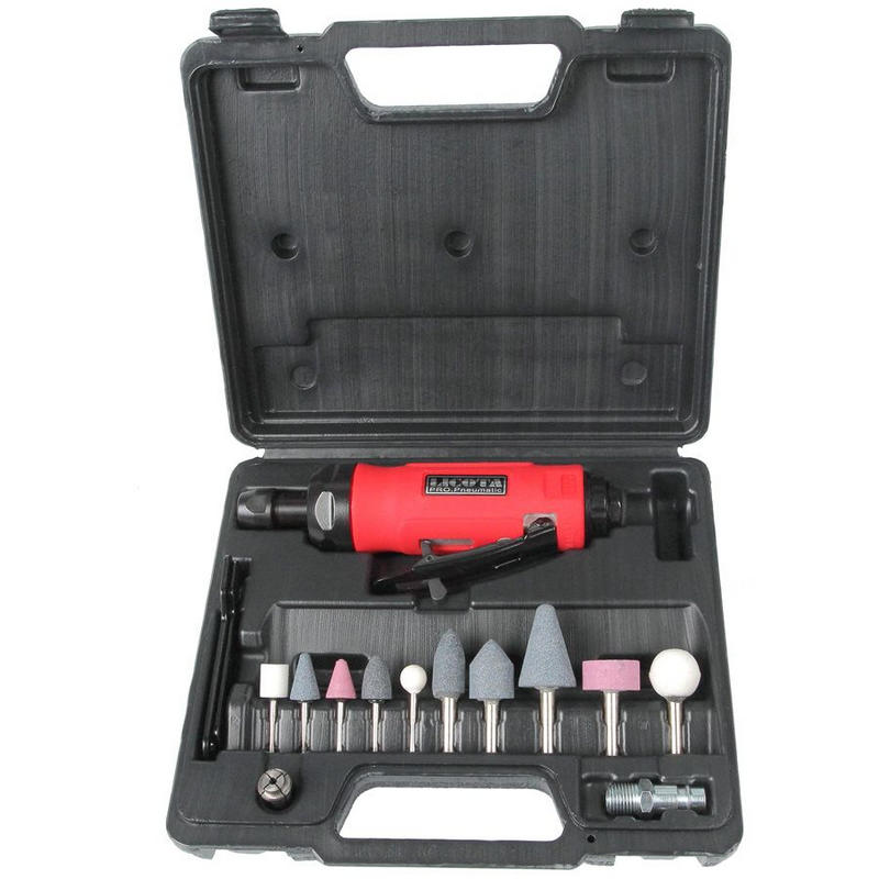 Пневмобормашина прямая с набором оснастки Licota PAG-10039K