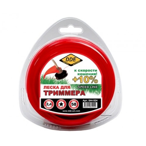 Корд триммерный DDE Speed Line, звезда, 2,4мм*58м