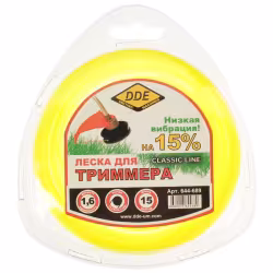Корд триммерный DDE Classic Line, круглый, 1,6мм*15м