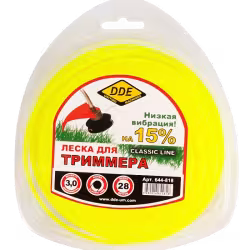 Корд триммерный DDE Classic Line, круглый, 3,0мм*28м