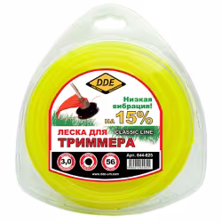 Корд триммерный DDE Classic Line, круглый, 3,0мм*56м