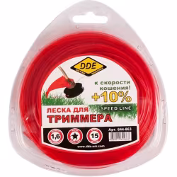 Корд триммерный DDE Speed Line, звезда, 1,6мм*15м