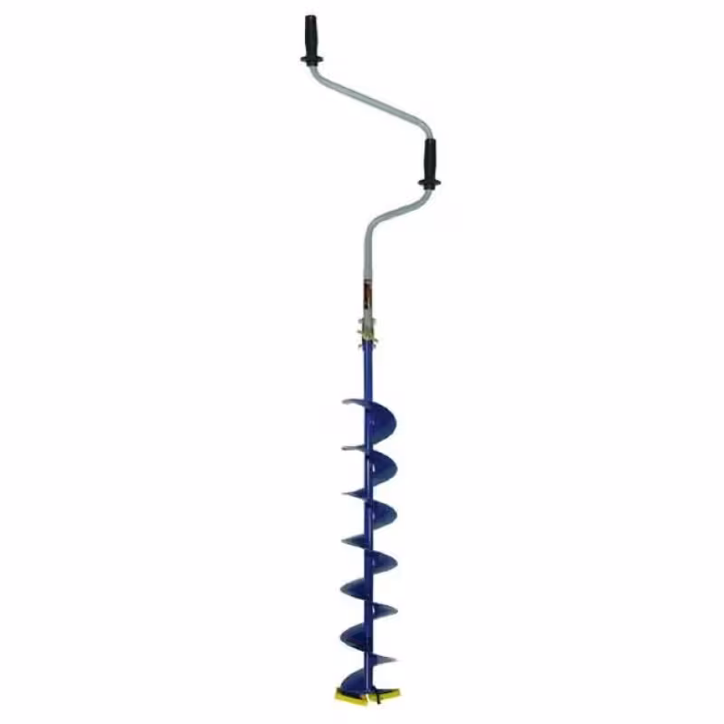 Ледобур ручной Волжанка Nero 130, синий