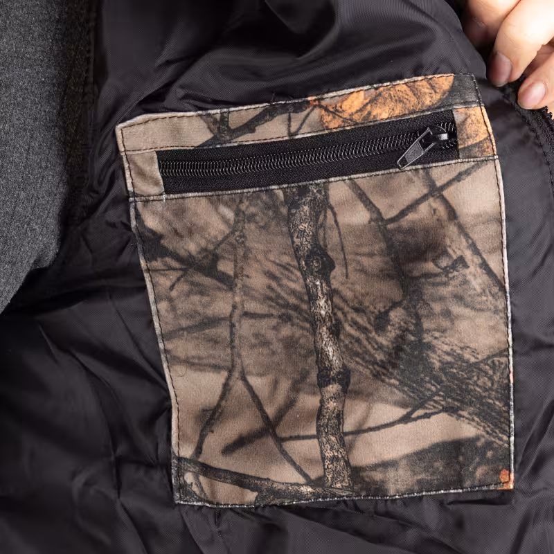 Жилет мужской Huntsman Беркут, ткань Алова, принт Лес, размер 52-54 (L)