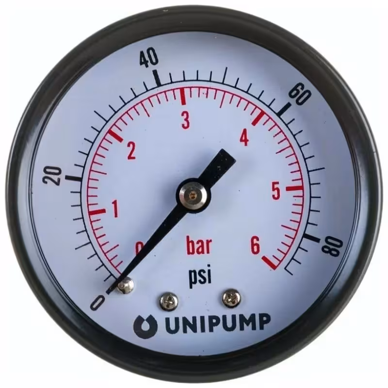 Манометр радиальный UniPump 18447, 1-6 атм, 1/4"