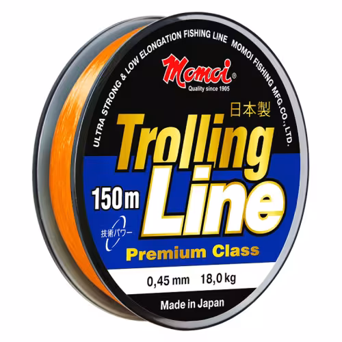 Леска монофильная Momoi Trolling Line 0.45 мм, 18 кг, 150 м