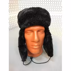 Шапка-ушанка Extreal Арктик, ткань Таслан/мутон, черный, размер XL