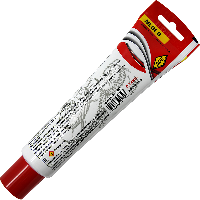 Смазка многофункциональная DDE Multipurpose ЕР-0 Grease (NLGI 0), 0,1 л
