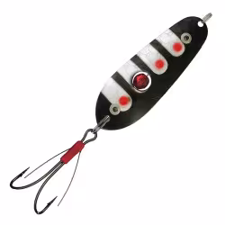 Блесна Kuusamo Rasanen 70/20 (бусинка, незацепляйка) BL/R/S-S