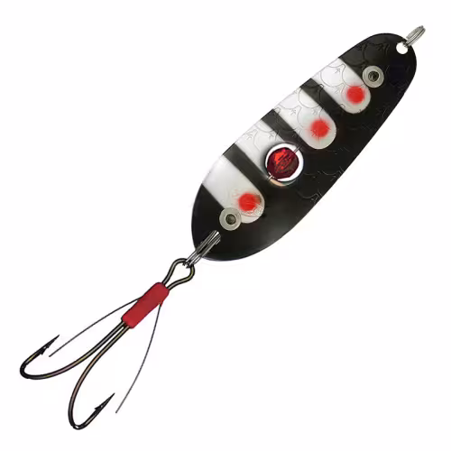 Блесна Kuusamo Rasanen 70/20 (бусинка, незацепляйка) BL/R/S-S