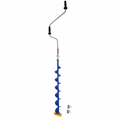 Ледобур ручной Волжанка Nero 110-2, синий