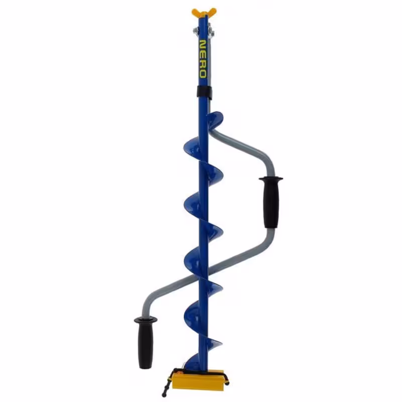 Ледобур ручной Волжанка Nero 110-2, синий