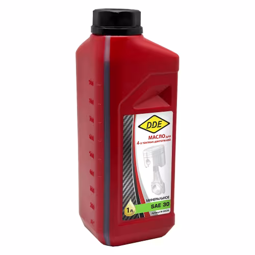 Масло моторное минеральное для 4Т двигателей DDE M-SAE30, 1 л