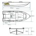 Лодка алюминиевая Рейд-370 S, зеленый