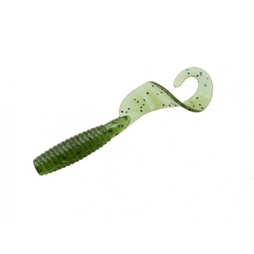 Твистер ALLVEGA Flutter Tail Grub, 80мм, цвет Watermelon seed, съедобный, (7шт)