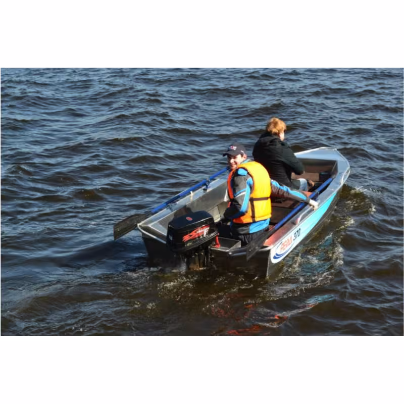 Лодка алюминиевая Рейд 370, серый