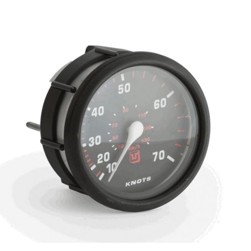 Спидометр Ultraflex 63203W 70 узлов, питание 12/24В, подсветка желтая