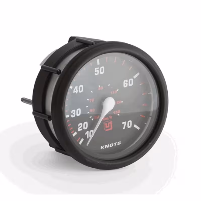 Спидометр Ultraflex 63203W 70 узлов, питание 12/24В, подсветка желтая