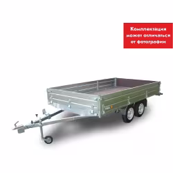 Прицеп бортовой двухосный Вектор ЛАВ 81013D, высокий борт