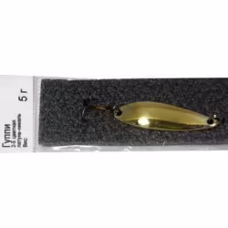 Блесна Гуппи 5гр жел/белая