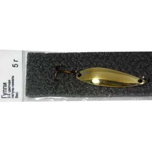 Блесна Гуппи 5гр жел/белая