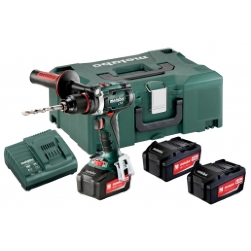 Дрель-шуруповерт аккумуляторная Metabo BS18LTX Impuls SET (3 АКБ)