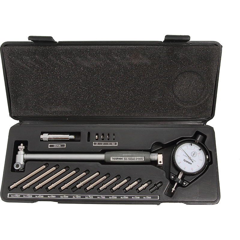 Нутромер индикаторный Техрим НИ 50-160мм, 0,01мм, ГОСТ 868-82 