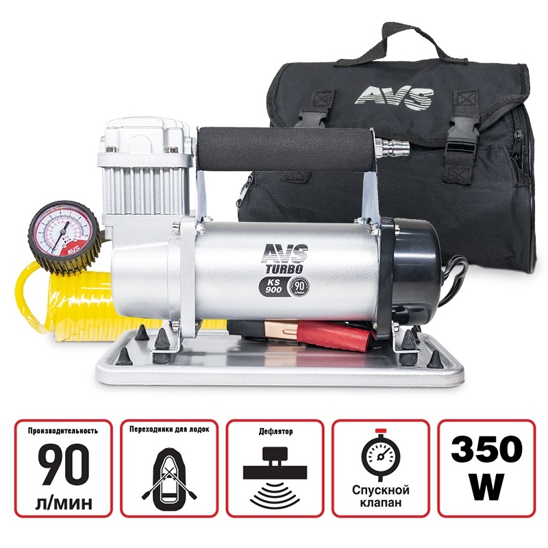 Компрессор автомобильный AVS KS900